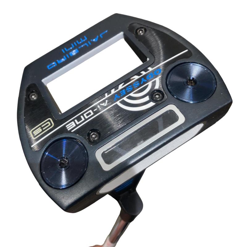 【中古】 オデッセイ Ai-ONE TRI-BEAM JAILBIRD MINI CS 34インチ パター PT STROKE LAB 90 スチール (フレックスその他) メンズ 男性用 右利き 右用 Bランク ゴルフクラブ｜ゴルフパートナー 中古クラブ店
