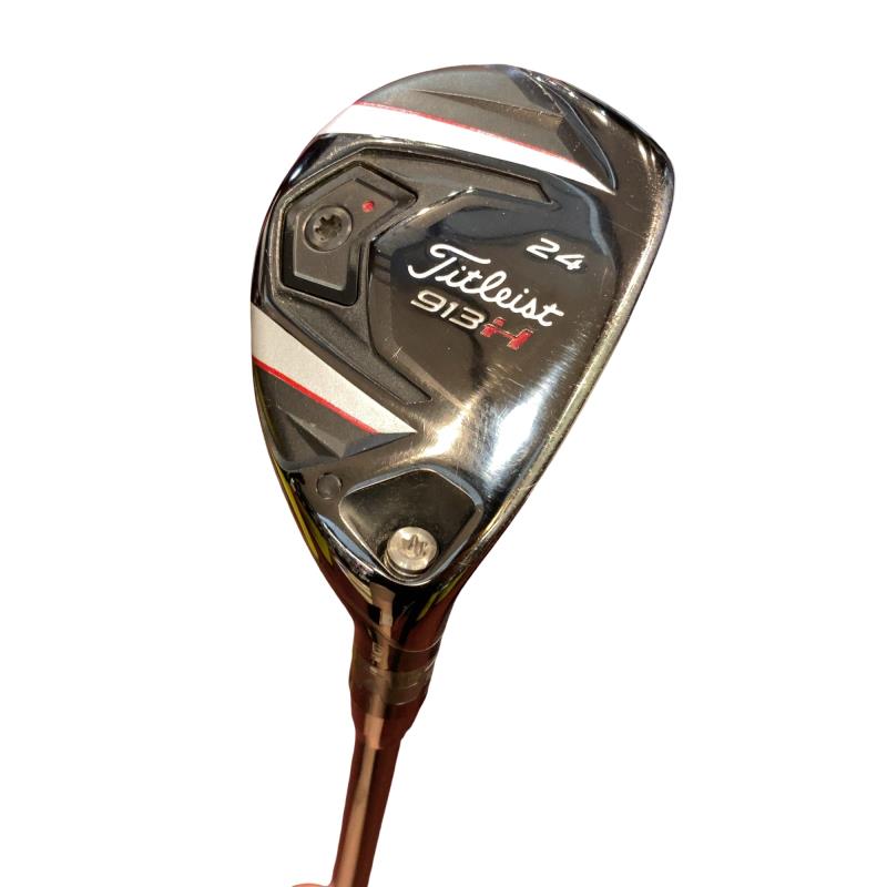 【中古】 タイトリスト 913 H 24° ありがた味 UT Titleist ROMBAX 75H (フレックスS) メンズ 成人男性用 右利き 右用 C位置づける ゴルフ野球クラブ