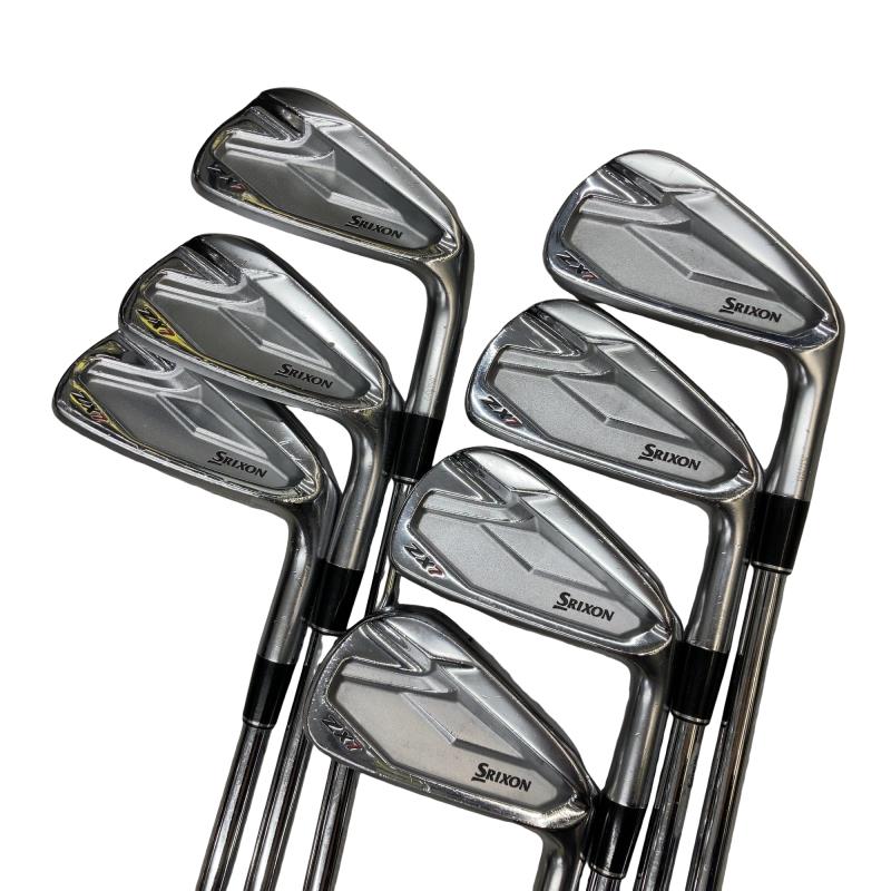【中古】 ダンロップ SRIXON ZX7 8S アイアンセット IR 純正特注シャフト (フレックスS) メンズ 男性用 右利き 右用 Cランク ゴルフクラブ