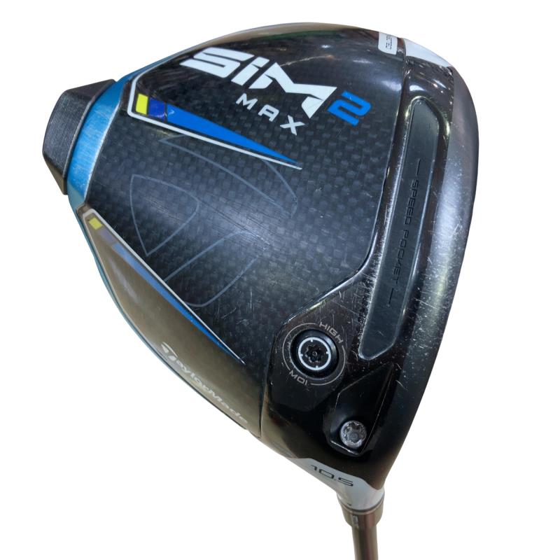 【中古】 テーラーメイド SIM2 MAX 10.5&deg; ドライバー DR 純正特注シャフト (フレックスS) メンズ 男性用 右利き 右用 Cランク ゴルフクラブ｜ゴルフパートナー 中古クラブ店