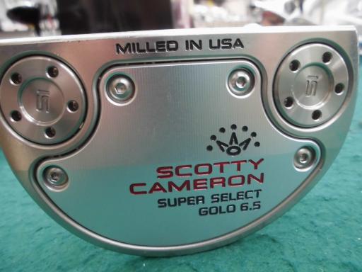 【中古】 タイトリスト SCOTTY CAMERON SUPER SELECT GOLO 6.5 34インチ パター PT スチール (フレックスその他) メンズ 男性用 右利き 右用 Bランク ゴルフクラブ