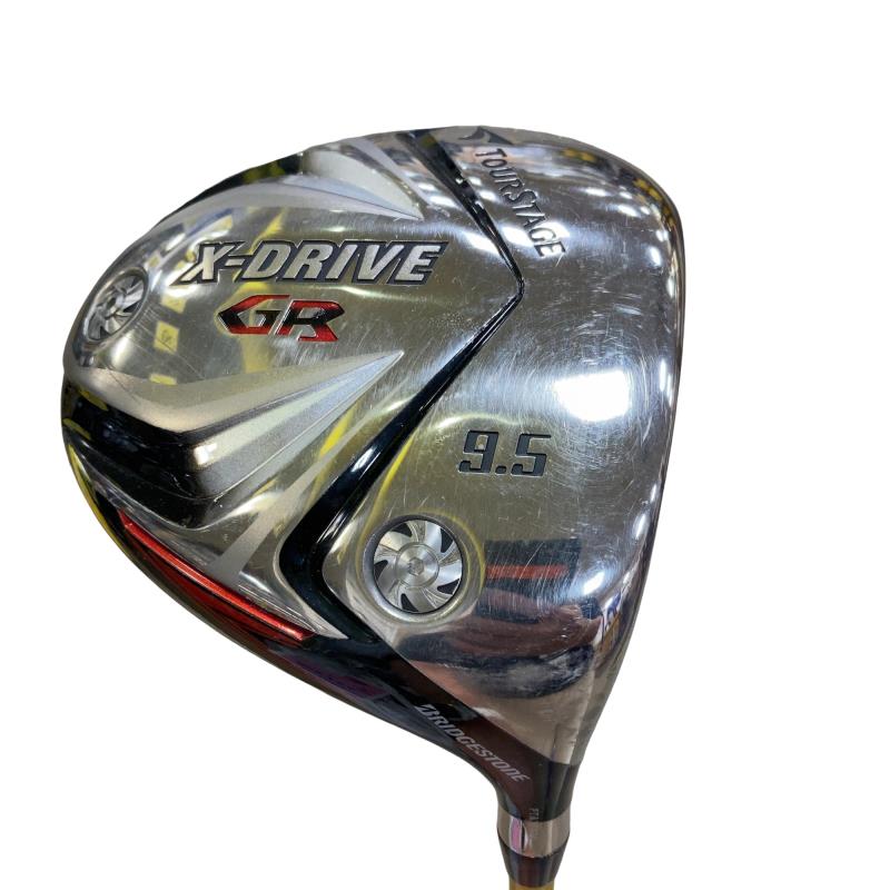 【中古】 ブリヂストン TOURSTAGE X-DRIVE GR(2012)  9.5° １番ウッド DR 純然たる特注矢がら (フレックスS) メンズ 成人男性用 右利き 右用 C位置づける ゴルフ野球クラブ
