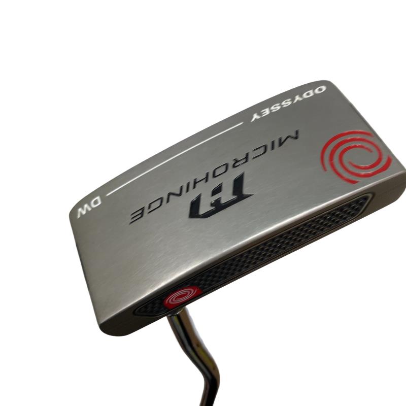 【中古】 オデッセイ MICROHINGE DW 34in パター PT スチール写真 (フレックス余分の物) メンズ 成人男性用 右利き 右用 C位置づける ゴルフ野球クラブ