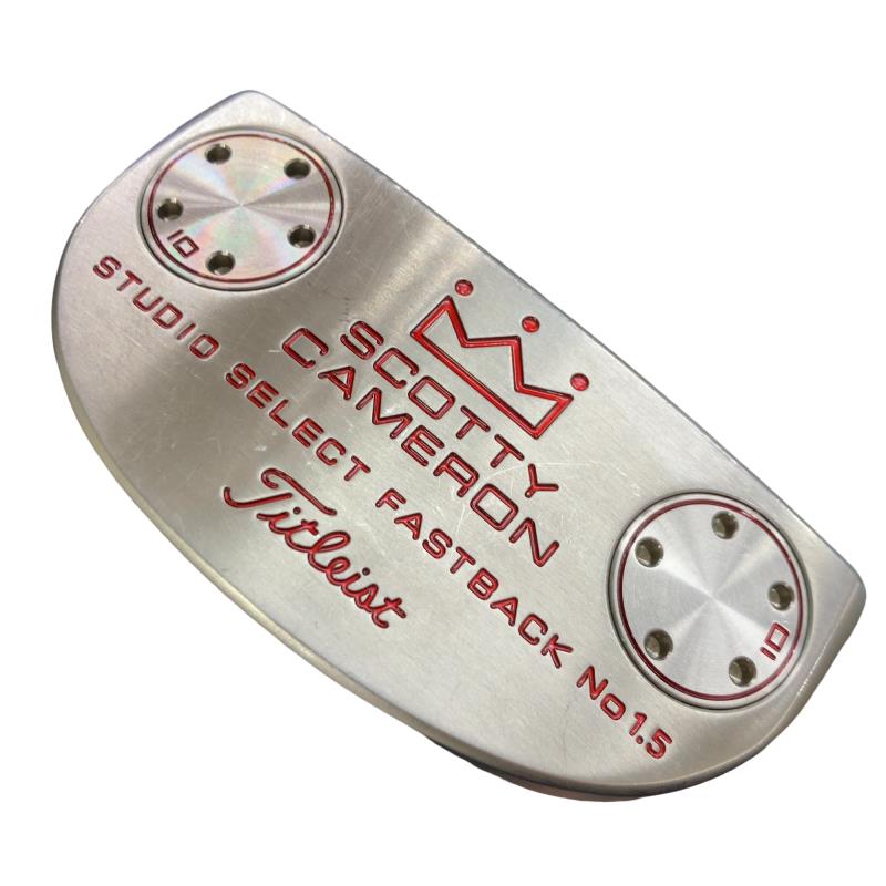 【中古】 タイトリスト SCOTTY CAMERON STUDIO SELECT FASTBACK 1.5 35in パター PT スチール写真 (フレックス余分の物) メンズ 成人男性用 右利き 右用 C位置づける ゴルフ野球クラブ