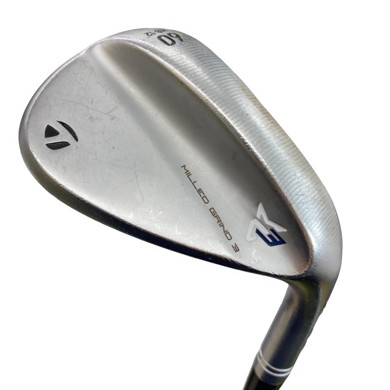 【中古】 仕立て屋お手伝いさん Taylor Made MILLED GRIND 3 60°/12° ウェッジ WG NS PRO MODUS3 TOUR105 (フレックスS) メンズ 成人男性用 右利き 右用 C位置づける ゴルフ野球クラブ