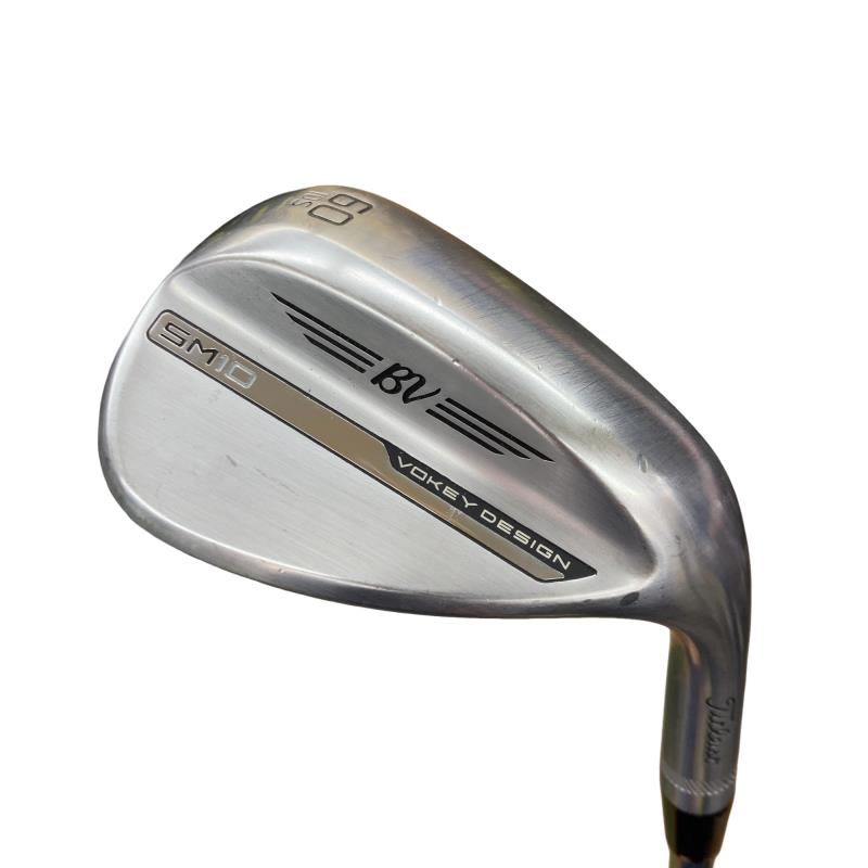【中古】 タイトリスト VOKEY SPIN MILLED SM10 ツアークロム 60°/10°S ウェッジ WG Dynamic Gold (フレックスS) メンズ 男性用 右利き 右用 Cランク ゴルフクラブ