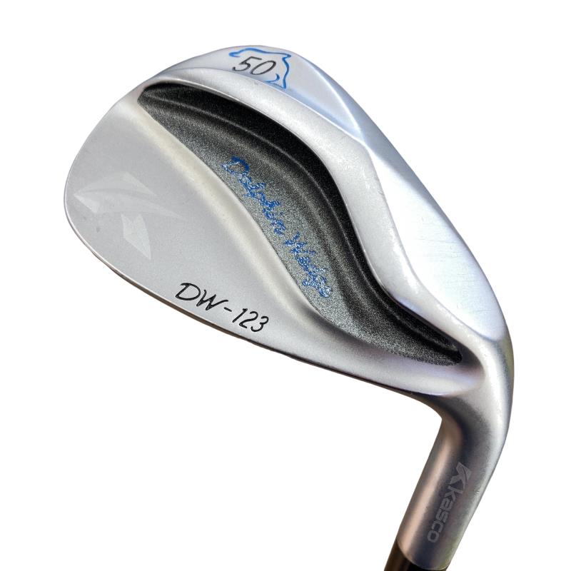 【中古】 キャスコ Dolphin Wedge DW-123 シルバー 50° ウェッジ WG 純正特注シャフト (フレックスその他) メンズ 男性用 右利き 右用 Cランク ゴルフクラブ