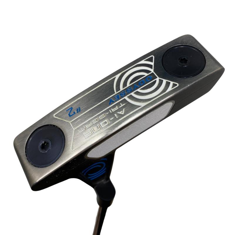 【中古】 オデッセイ Ai-ONE TRI-BEAM #2 34in パター PT STROKE LAB 90 スチール写真 (フレックス余分の物) メンズ 成人男性用 右利き 右用 C位置づける ゴルフ野球クラブ