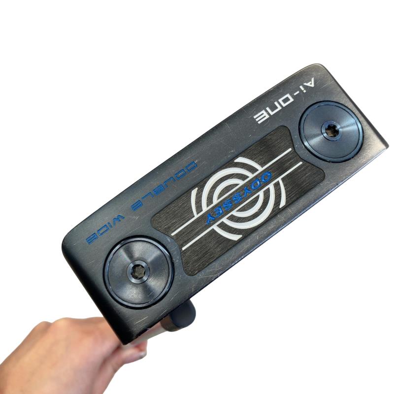 【中古】 オデッセイ Ai-ONE DOUBLE WIDE CH 34インチ パター PT STROKE LAB 90 スチール (フレックスその他) メンズ 男性用 右利き 右用 Dランク ゴルフクラブ
