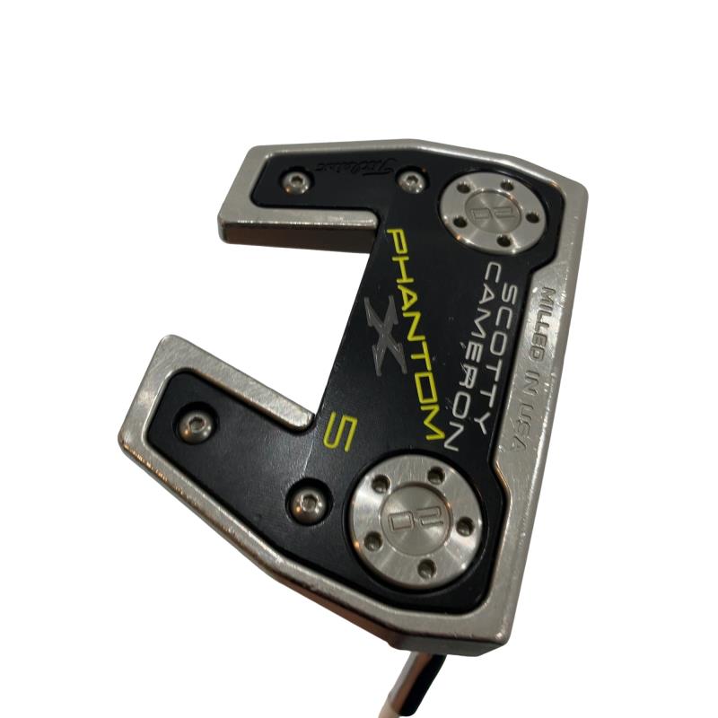 【中古】 タイトリスト SCOTTY CAMERON PHANTOM X 5(2021) 34in パター PT スチール写真 (フレックス余分の物) メンズ 成人男性用 右利き 右用 C価値づける ゴルフ野球クラブ