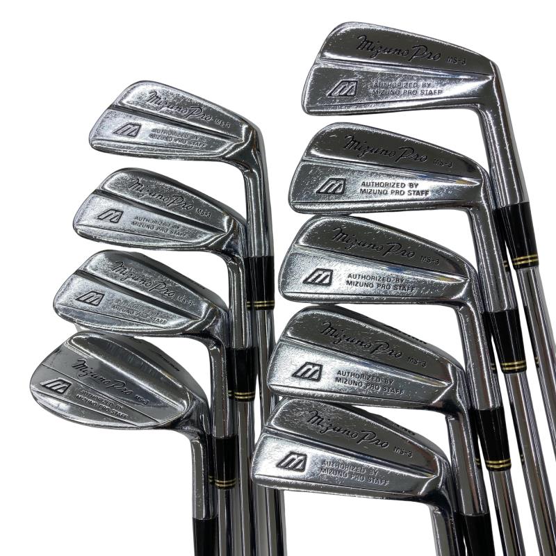 【中古】 ミズノ Mizuno Pro MS-3 9S アイアン書き割り IR スチール写真 (フレックス余分の物) メンズ 成人男性用 右利き 右用 D位置づける ゴルフ野球クラブ
