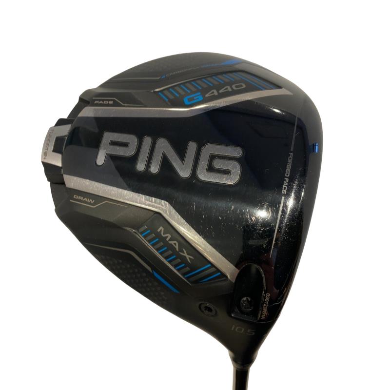 【中古】 ピン G440 MAX 10.5° １番ウッド DR 完全無欠特注立て坑 (フレックスS) メンズ 成人男性用 右利き 右用 C序列付ける ゴルフ野球クラブ