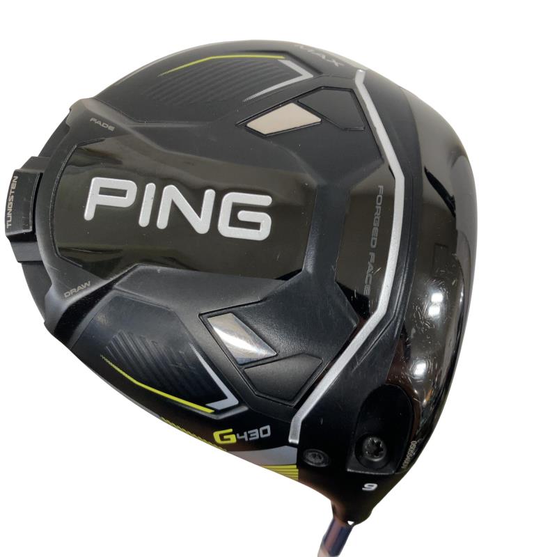 【中古】 ピン G430 MAX  9° １番ウッド DR リシャフト (フレックス余分の物) メンズ 成人男性用 右利き 右用 C価値づける ゴルフ野球クラブ