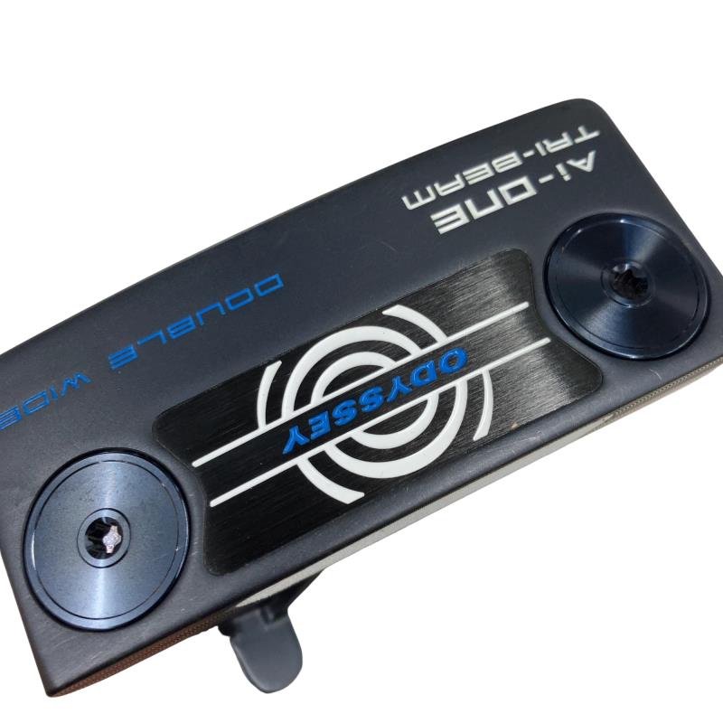 【中古】 オデッセイ Ai-ONE TRI-BEAM DOUBLE WIDE CH 33インチ パター PT STROKE LAB 90 スチール (フレックスその他) メンズ 男性用 右利き 右用 Cランク ゴルフクラブ