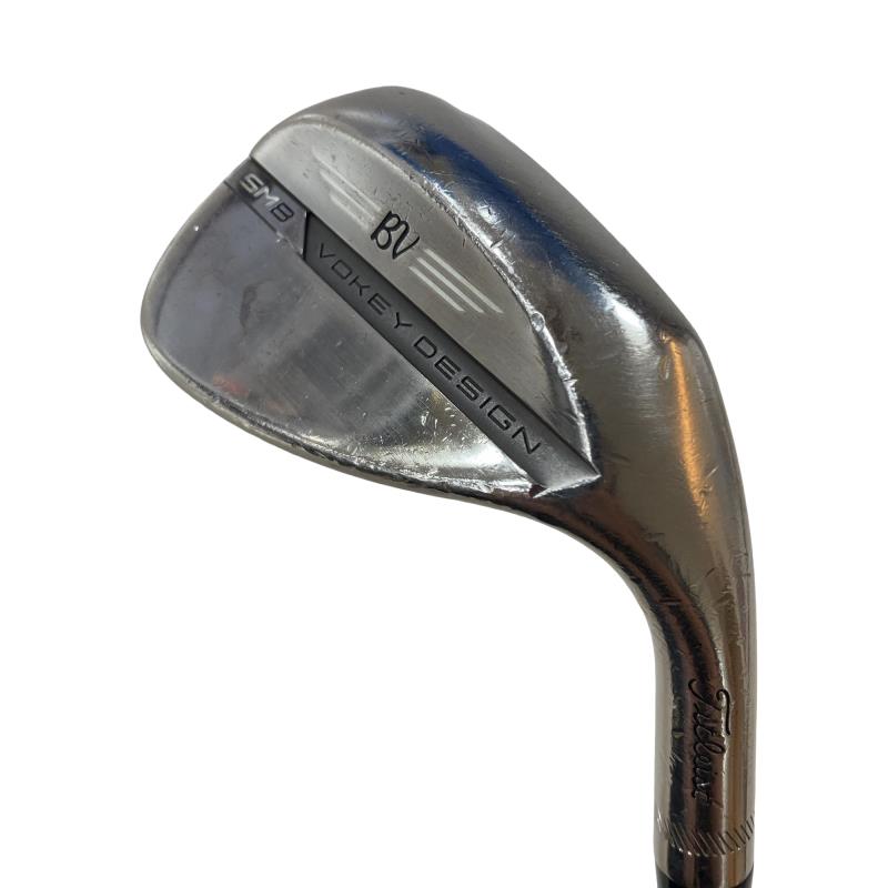 【中古】 タイトリスト VOKEY SPIN MILLED SM8 ブラッシュドスチール 56°/12°D ウェッジ WG 純正特注シャフト (フレックスS) メンズ 男性用 右利き 右用 Cランク ゴルフクラブ