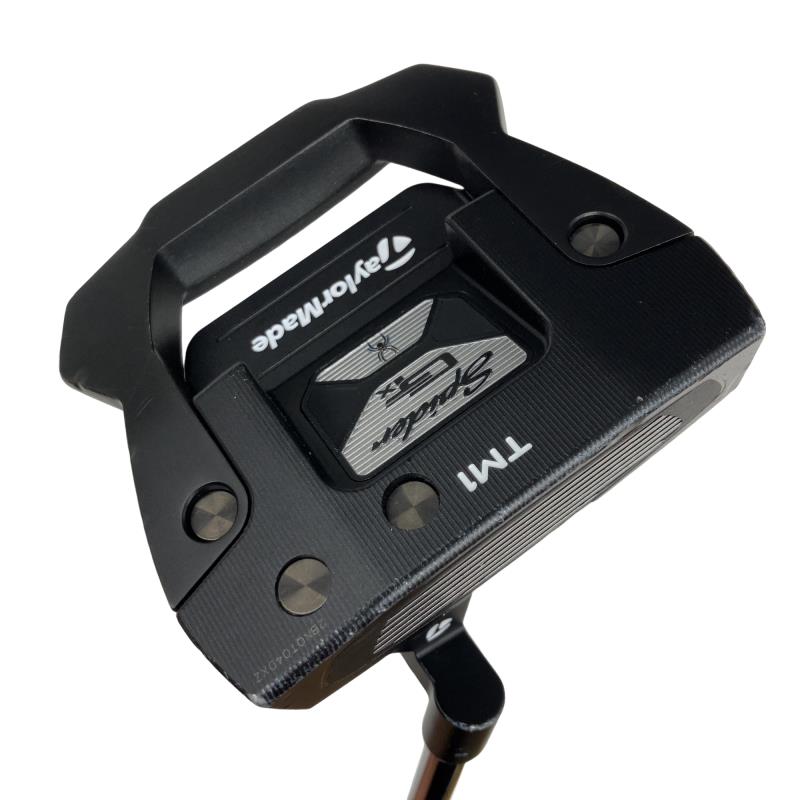 【中古】 仕立て屋お手伝いさん Spider GTx TRUSS BLACK TM1 33in パター PT スチール写真 (フレックス余分の物) メンズ 成人男性用 右利き 右用 C序列付ける ゴルフ野球クラブ