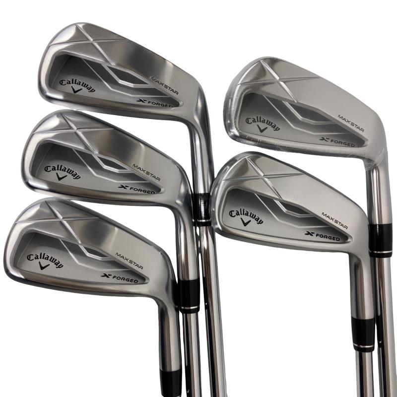 【中古】 キャロウェイ X FORGED MAX STAR(2025) 5S アイアンセット IR 純正特注シャフト (フレックスR) メンズ 男性用 右利き 右用 Bランク ゴルフクラブ