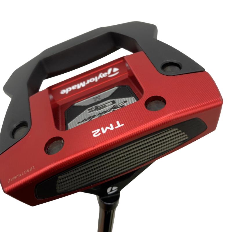 【中古】 仕立て屋お手伝いさん Spider GTx TRUSS RED TM2 34in パター PT スチール写真 (フレックス余分の物) メンズ 成人男性用 右利き 右用 D位置づける ゴルフ野球クラブ