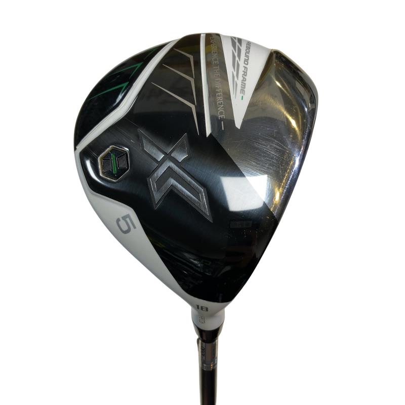 【中古】 ダンロップ XXIO(2022) eks ホワイト 5W フェアウェイウッド FW Miyazaki AX-2(FW) (フレックスS) メンズ 男性用 右利き 右用 Cランク ゴルフクラブ