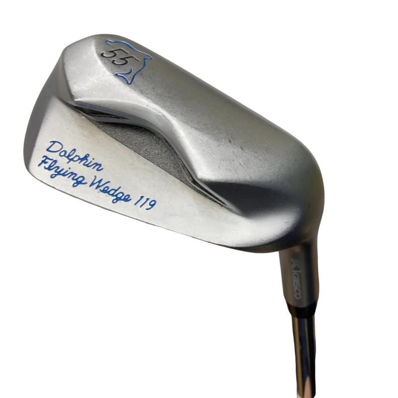【中古】 キャスコ Dolphin Flying Wedge DFW-119 55° 34インチ(ジャンボグリップ) ウェッジ WG Dolphin オリジナルスチール (フレックスその他) メンズ 男性用 右利き 右用 Cランク ゴルフクラブ