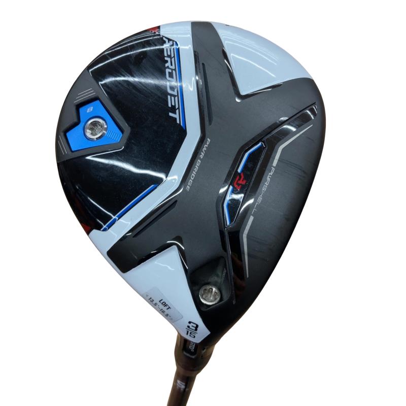 【中古】 コブラ cobra AEROJET 3W フェアウェイウッド FW Tour AD for Cobra(AEROJET FW) (フレックスS) メンズ 男性用 右利き 右用 Cランク ゴルフクラブ
