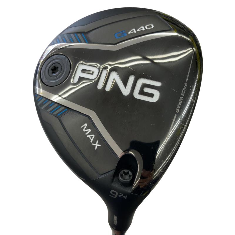 【中古】 ピン G440 MAX 9W フェアウェイウッド FW PING TOUR 2.0 BLACK 75(FW) (フレックスX) メンズ 成人男性用 右利き 右用 C序列付ける ゴルフ野球クラブ