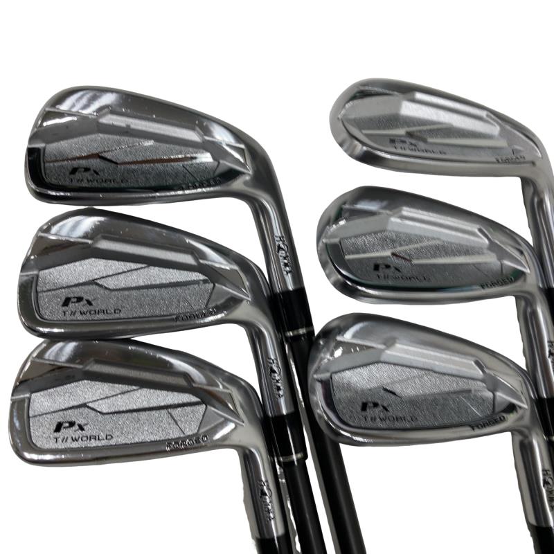 【中古】 本間ゴルフ TOUR WORLD Px 7S アイアンセット IR VIZARD EZ-C (フレックスS) メンズ 男性用 右利き 右用 Cランク ゴルフクラブ