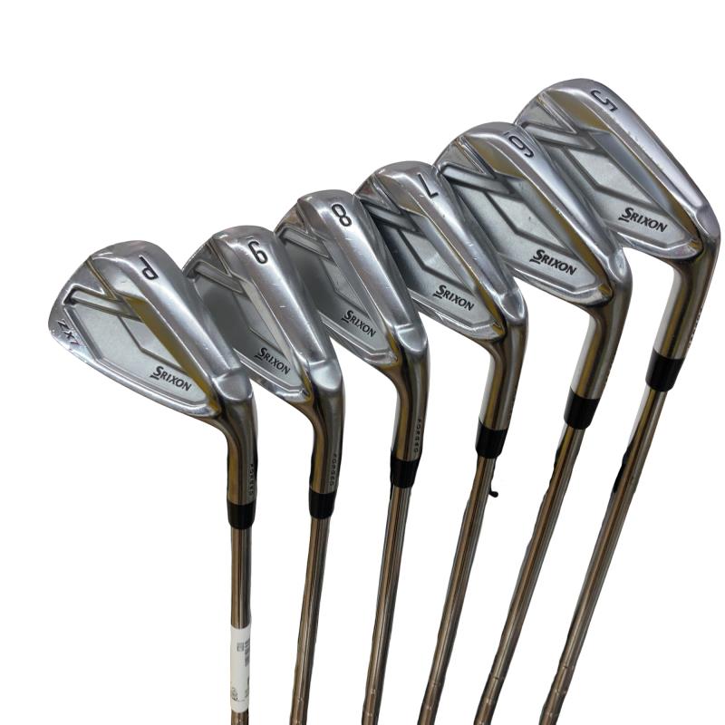 【中古】 ダンロップ SRIXON ZX7 6S アイアンセット IR 純正特注シャフト (フレックスS) メンズ 男性用 右利き 右用 Cランク ゴルフクラブ