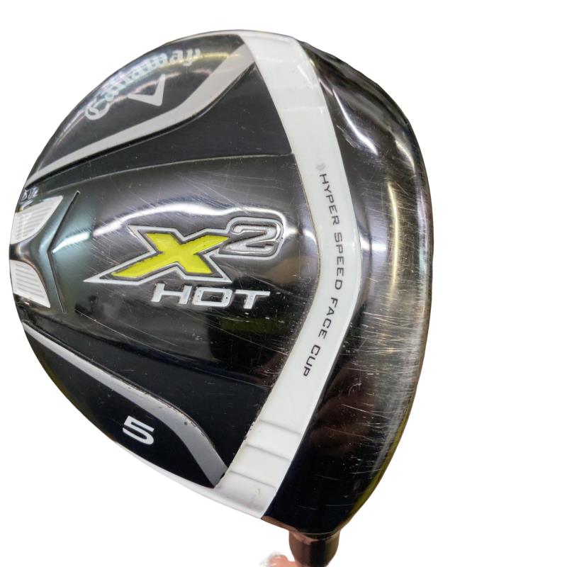 【中古】 キャロウェイ X2 HOT  5W フェアウェイウッド FW X2 HOT(公明正大通い路) (フレックスR) メンズ 成人男性用 右利き 右用 C位置づける ゴルフ野球クラブ