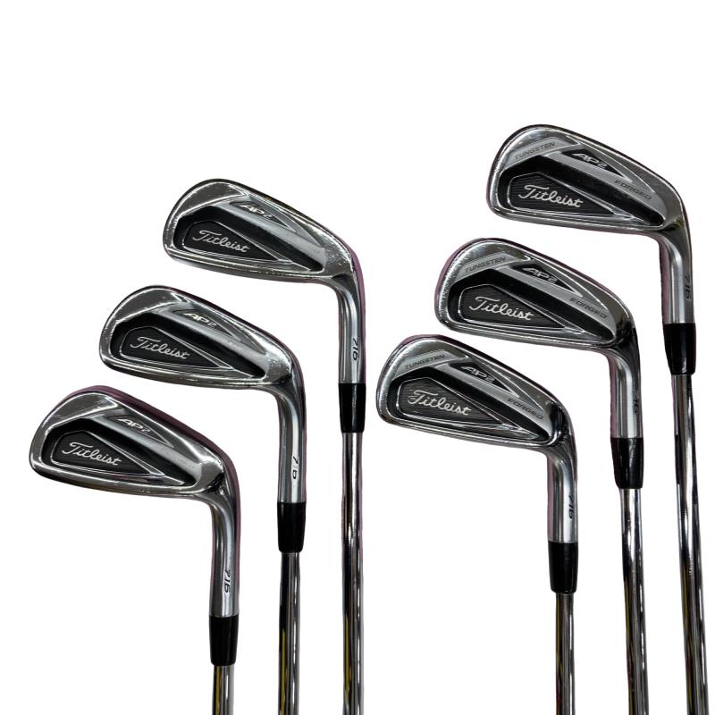 【中古】 タイトリスト Titleist AP2 716 6S アイアン仕掛ける IR Dynamic Gold AMT (フレックスS) メンズ 成人男性用 右利き 右用 C価値づける ゴルフ野球クラブ