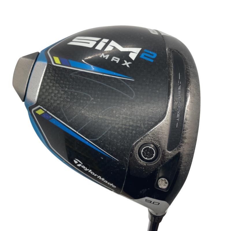 【中古】 テーラーメイド SIM2 MAX 9° ドライバー DR TENSEI BLUE TM50(SIM2 DR) (フレックスS) メンズ 男性用 右利き 右用 Cランク ゴルフクラブ