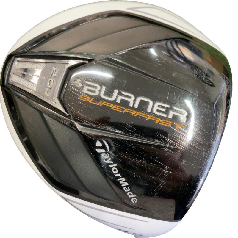 【中古】 テーラーメイド BURNER SUPER FAST 2.0J(シルバー) 9.5° ドライバー DR ATTAS-T2 6 (フレックスS) メンズ 男性用 右利き 右用 Cランク ゴルフクラブ