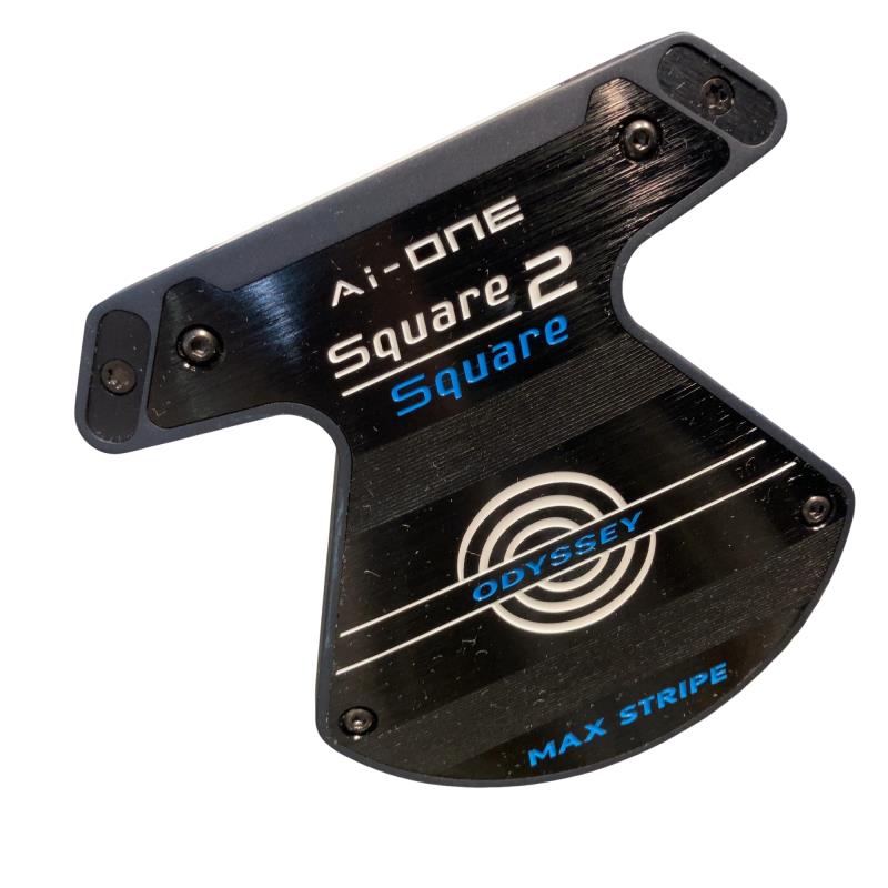 【中古】 オデッセイ Ai-ONE SQUARE 2 SQUARE MAX STRIPE 33インチ パター PT STROKE LAB 90 スチール (フレックスその他) メンズ 男性用 右利き 右用 Cランク ゴルフクラブ