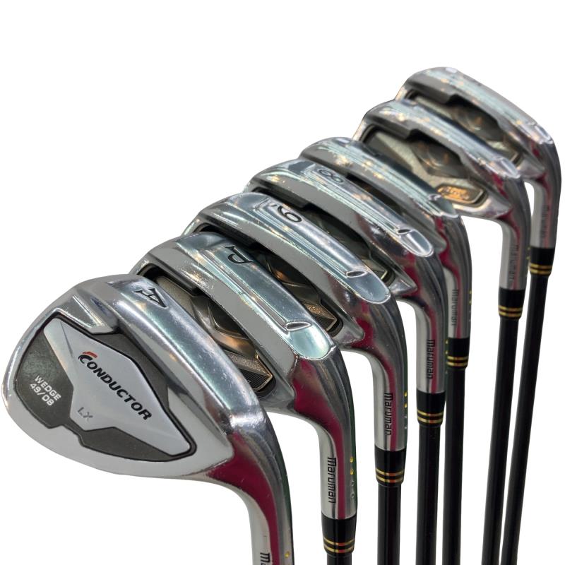 【中古】 マジェスティゴルフ(旧マルマン) Conductor LX MARAGING 8S アイアンセット IR POWERTRANS X 115i (フレックスSR) メンズ 男性用 右利き 右用 Cランク ゴルフクラブ