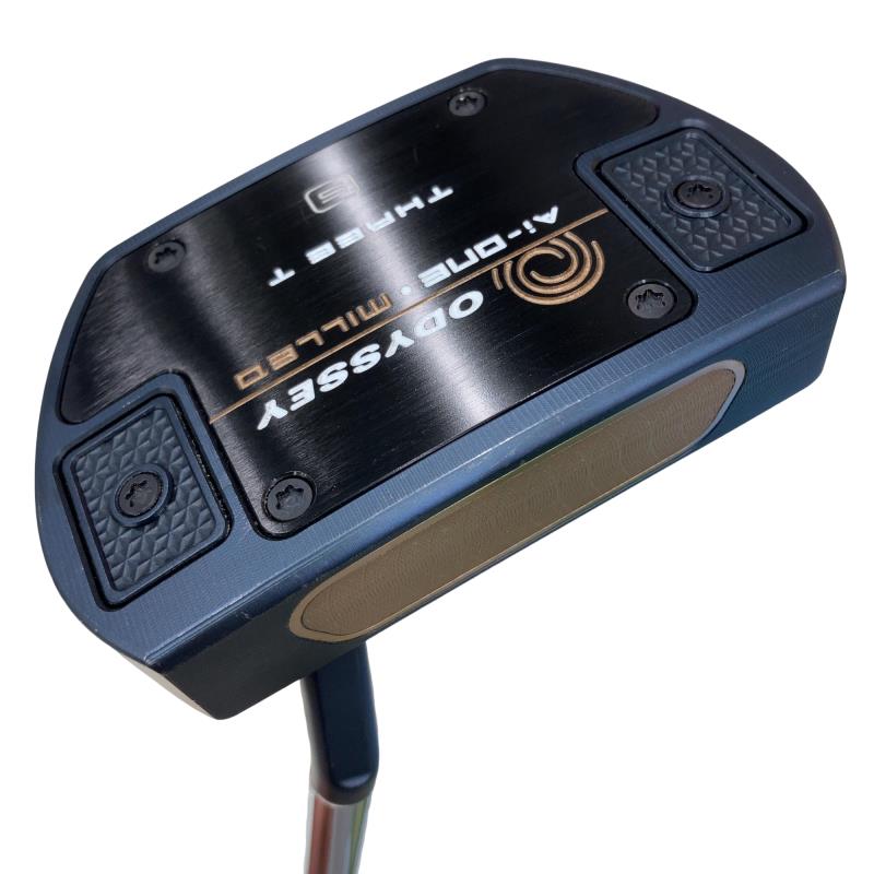 【中古】 オデッセイ Ai-ONE・MILLED THREE T 34in パター PT STROKE LAB 90 スチール写真 (フレックス余分の物) メンズ 成人男性用 右利き 右用 C序列付ける ゴルフ野球クラブ