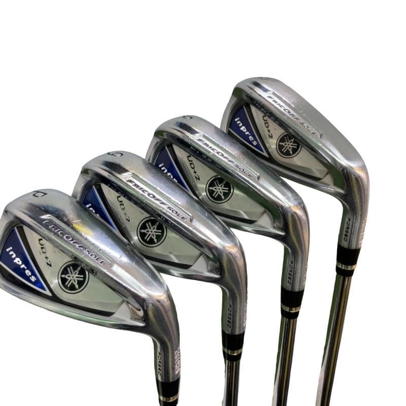 【中古】 ヤマハ inpres UD+2(2019) 4S アイアンセット IR NS PRO ZELOS 7 (フレックスS) メンズ 男性用 右利き 右用 Cランク ゴルフクラブ