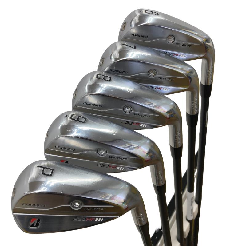 【中古】 ブリヂストン BRIDGESTONE 233HF 5S アイアン書き割り IR VANQUISH BS50i (フレックスS) メンズ 成人男性用 右利き 右用 C序列付ける ゴルフ野球クラブ