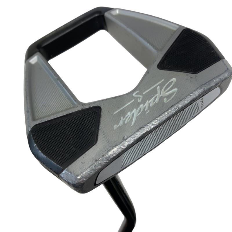【中古】 テーラーメイド Spider S PLATINUM シングルベンド 34インチ USA パター PT スチール(ブラック) (フレックスその他) メンズ 男性用 右利き 右用 Cランク ゴルフクラブ｜ゴルフパートナー 中古クラブ店