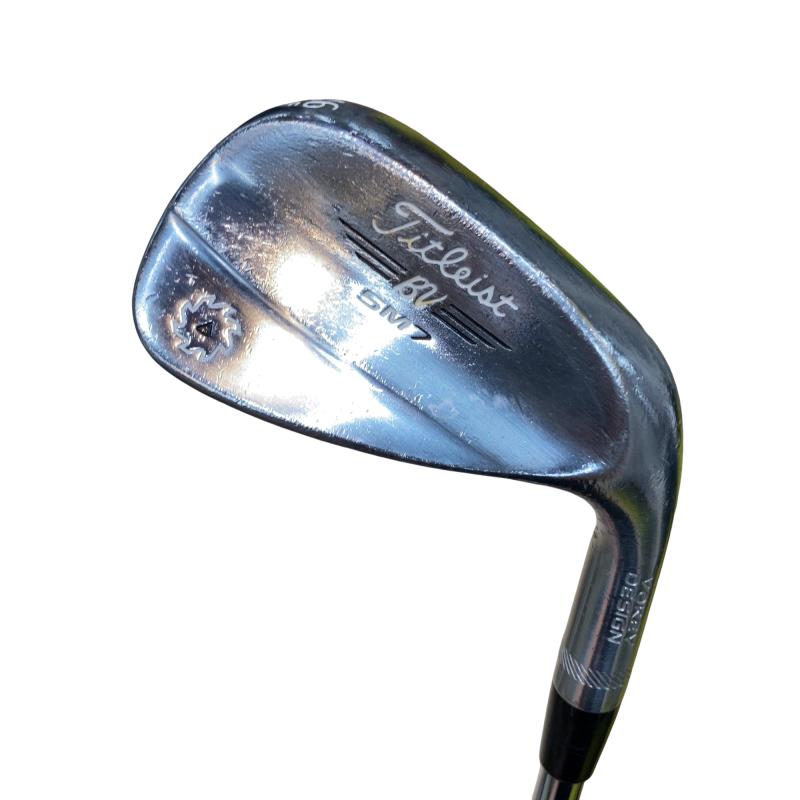 【中古】 タイトリスト VOKEY SPIN MILLED SM7 ツアークロム 46°/10°F ウェッジ WG NS PRO MODUS3 TOUR120 (フレックスS) メンズ 男性用 右利き 右用 Cランク ゴルフクラブ