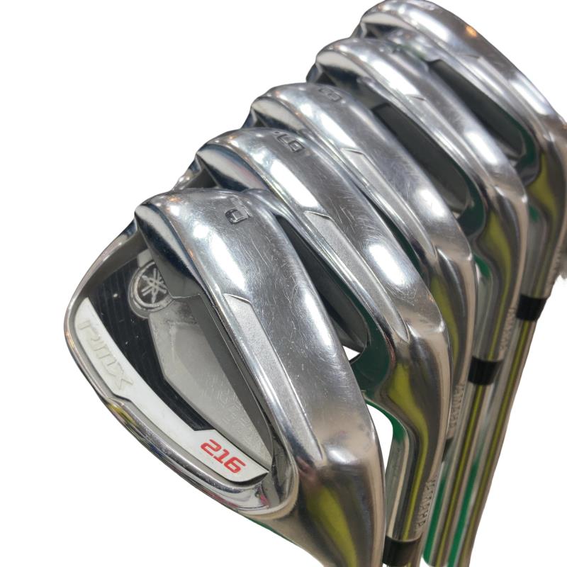 【中古】 ヤマハ RMX 216 5S アイアン仕掛ける IR 完全無欠特注立て坑 (フレックスR) メンズ 成人男性用 右利き 右用 D序列付ける ゴルフ野球クラブ