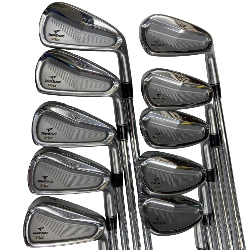 【中古】 ブリヂストン TOURSTAGE ViQ FORGED 10S アイアン書き割り IR NS PRO 950GH ウェイトフロー (フレックスS) メンズ 成人男性用 右利き 右用 C序列付ける ゴルフ野球クラブ