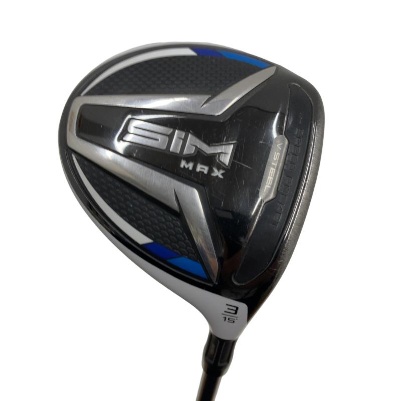 【中古】 テーラーメイド SIM MAX 3W フェアウェイウッド FW TENSEI BLUE TM50(FW) (フレックスSR) メンズ 男性用 右利き 右用 Cランク ゴルフクラブ|ゴルフパートナー 中古クラブ店