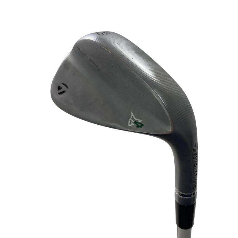 【中古】 テーラーメイド Taylor Made MILLED GRIND 4 50°/09° ウェッジ WG 純正特注シャフト (フレックスX) メンズ 男性用 右利き 右用 Cランク ゴルフクラブ