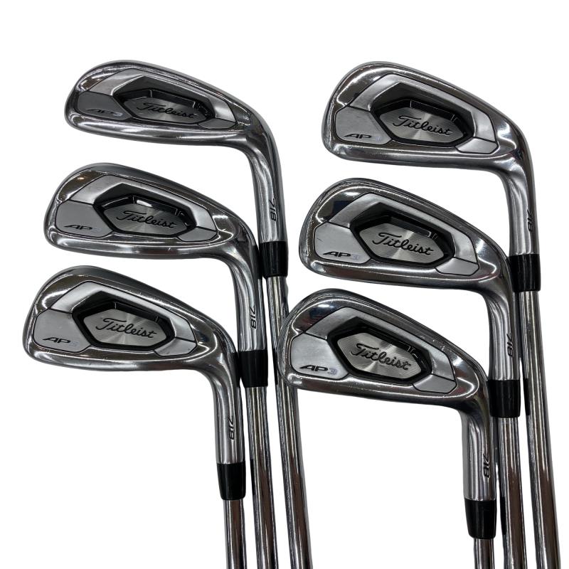 【中古】 タイトリスト Titleist AP3 718 6S アイアン書き割り IR NS PRO 950GH (フレックスS) メンズ 成人男性用 右利き 右用 C位置づける ゴルフ野球クラブ