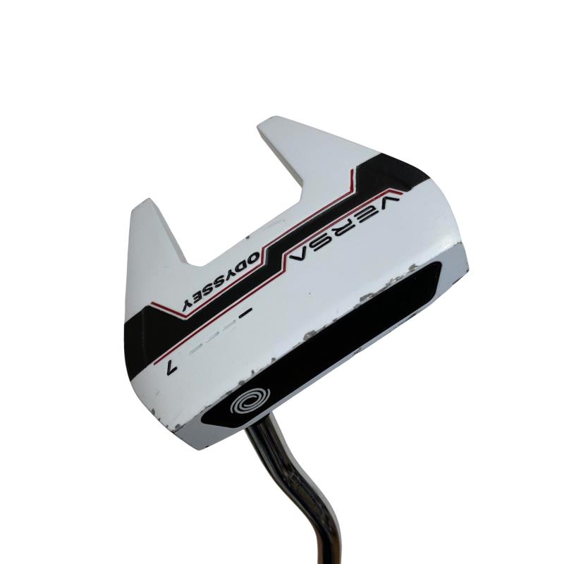 【中古】 オデッセイ VERSA #7 白いこと(ヴァーチカル) 34in パター PT スチール写真 (フレックス余分の物) メンズ 成人男性用 右利き 右用 D位置づける ゴルフ野球クラブ