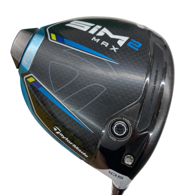 【中古】 テーラーメイド SIM2 MAX 10.5° ドライバー DR TENSEI BLUE TM50(SIM2 DR) (フレックスS) メンズ 男性用 右利き 右用 Cランク ゴルフクラブ
