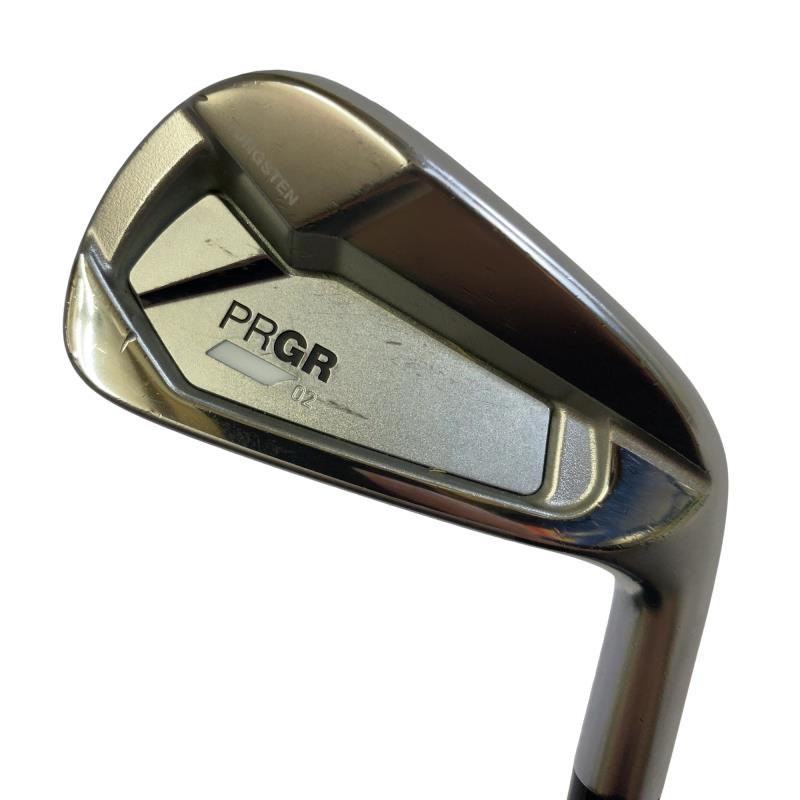 【中古】 労働者階級歯車 PRGR 02(2023) #4 単品アイアン LI Diamana FOR PRGR(2023 IR) (フレックスS) メンズ 成人男性用 右利き 右用 C価値づける ゴルフ野球クラブ