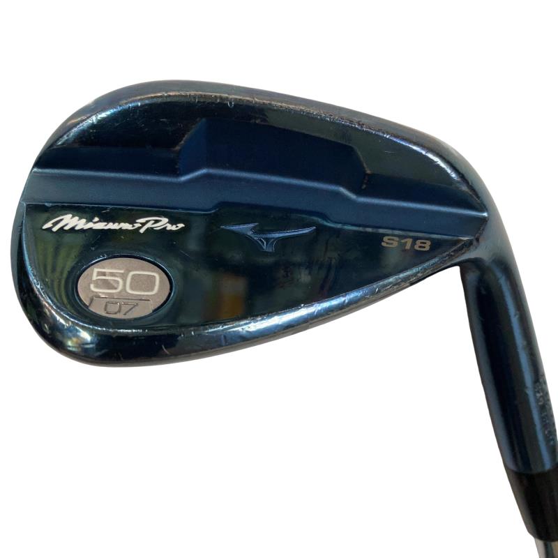 【中古】 ミズノ Mizuno Pro S18(ブルー) 50°/07° ウェッジ WG 純正特注シャフト (フレックスS) メンズ 男性用 右利き 右用 Cランク ゴルフクラブ