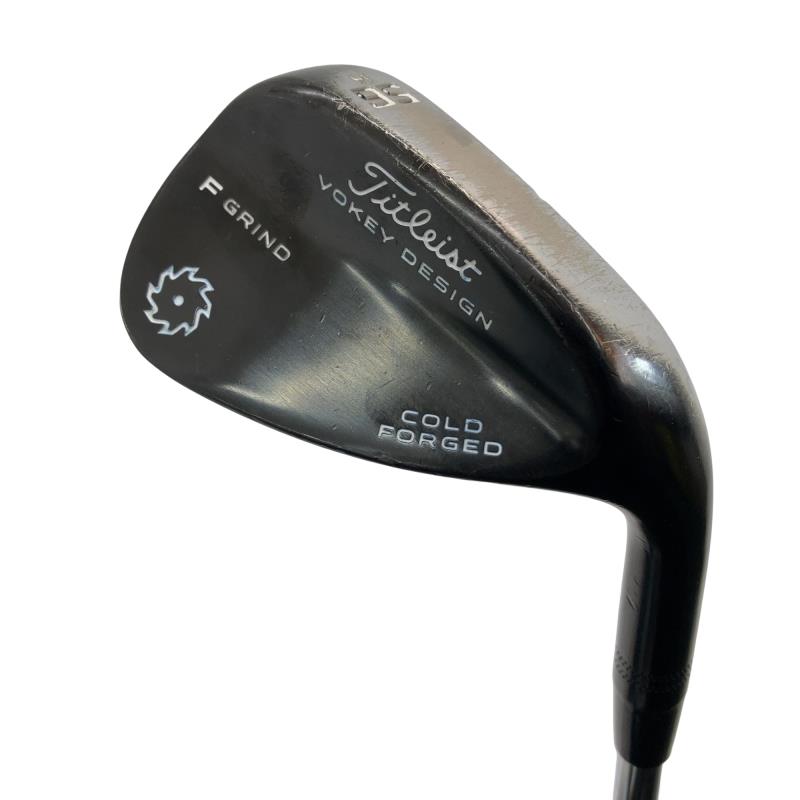 【中古】 タイトリスト VOKEY COLD FORGED(2015) ブラック 56°/14°F ウェッジ WG Dynamic Gold (フレックスS) メンズ 男性用 右利き 右用 Dランク ゴルフクラブ