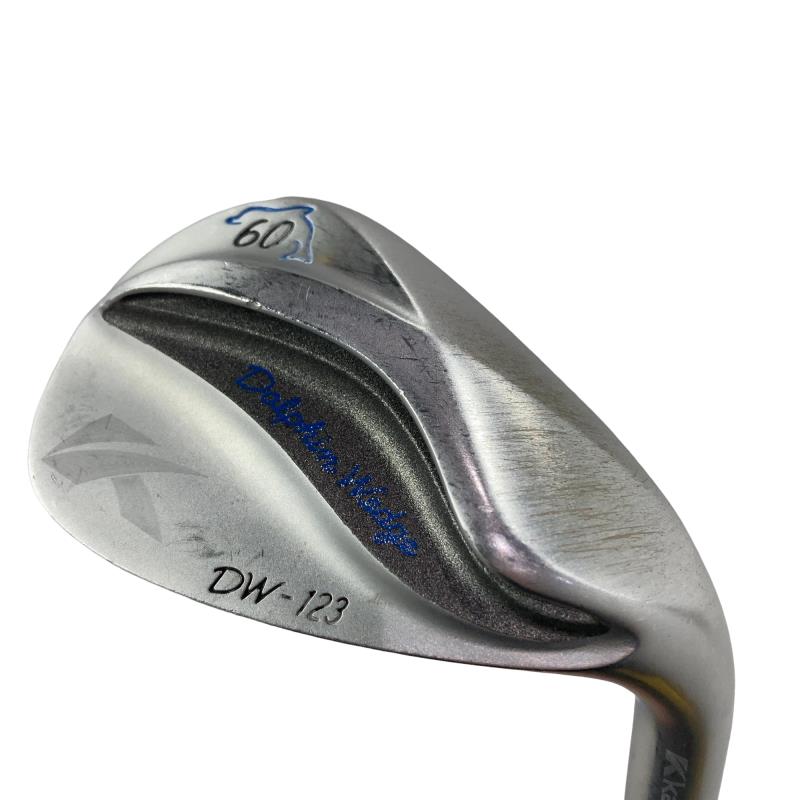 【中古】 キャスコ Dolphin Wedge DW-123 シルバー 60° ウェッジ WG Dolphin DP-231 (フレックスその他) メンズ 男性用 右利き 右用 Cランク ゴルフクラブ
